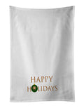 Sato Dog - Dog Face Happy Holidays Christmas Kitchen Towel Set of 2