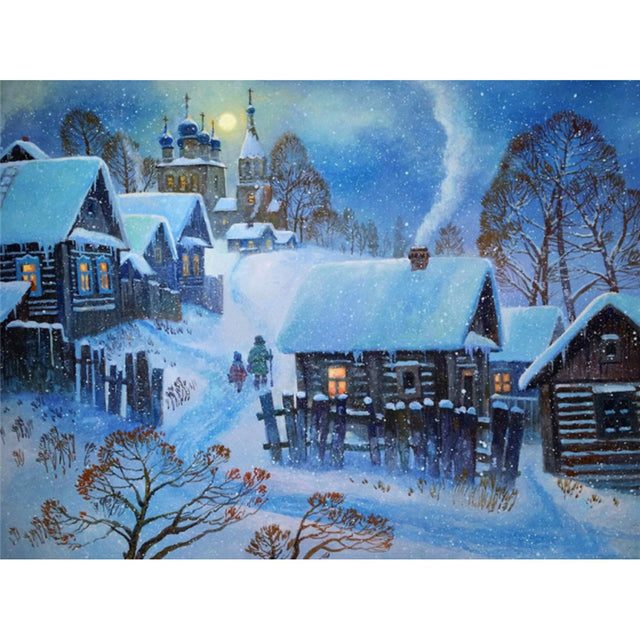 5D Diamond Painting Needlework Landscape Home Decor